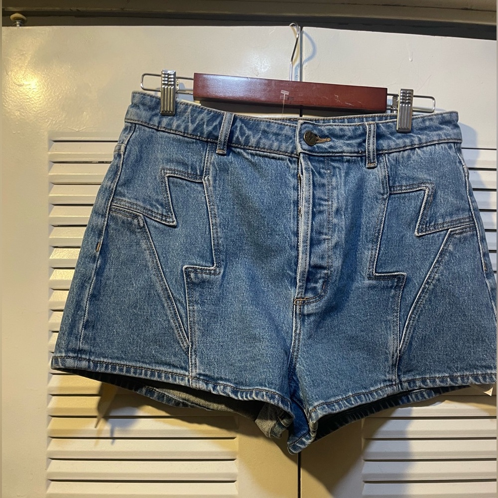 ROLLA'S  AC DC Original Short High Rise Cut Off - Picture 2 of 8
